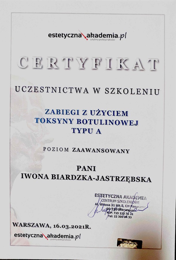 certyfikat 32